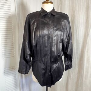 Par Originaux Pablo Top Size 7/8 Vintage 90's Dark Academia Genuine Leather